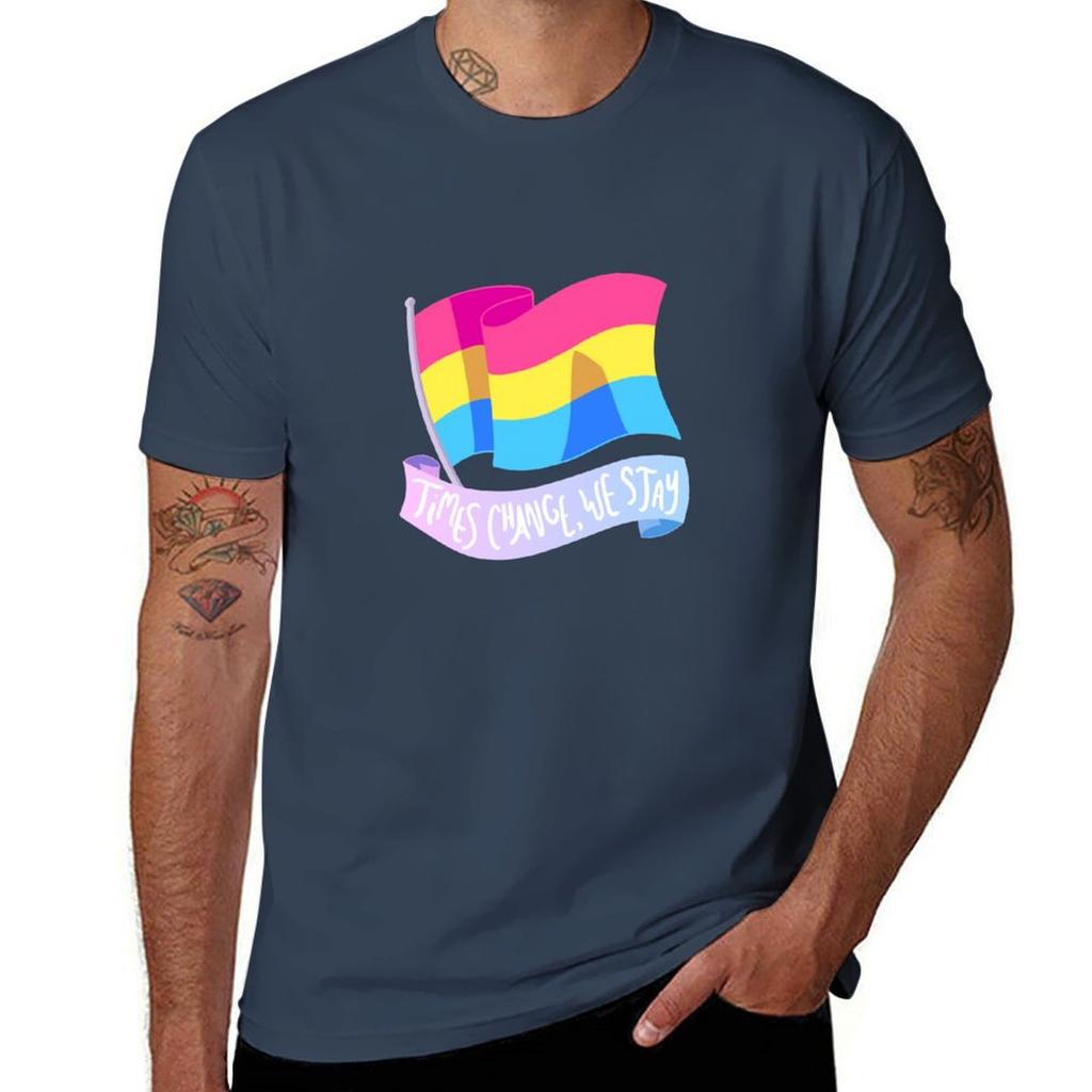 Lgbt Pansexual Pride Flag Tshirt Trendy Pattern For Men Tshirt