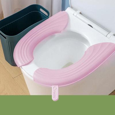 Waterproof Toilet Mat Winter Portable Toilet Seat EVA Thickened Toilet Cover