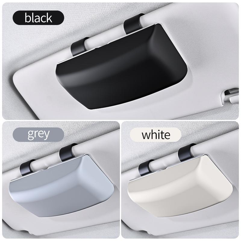 Magnetischer Schalter Auto Brillenbox Tragbarer Auto Sonnenblenden Sonnenbrillenhalter Auto Brillenetui Tragbare Galvanisierte Brillenbox
