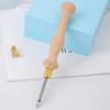 1 Set Wooden Punch Needle Adjustable Knitting Embroidery Pen DIY Craft Punch Threader Cross Stitching Projects Sewing Access