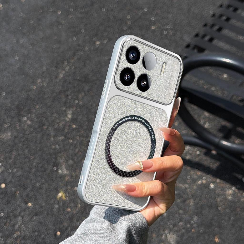 Case for Xiaomi 15T Pro,15 Viral Change to 17 Magnetic Split Leather Back Big Lens Protector Cover