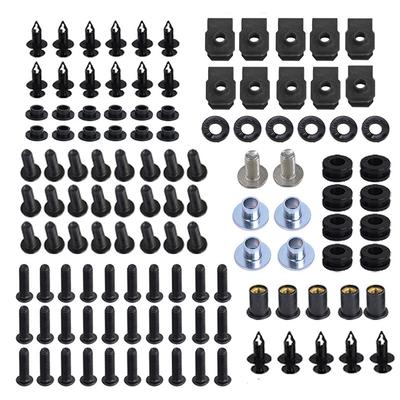Pour Suzuki GSX1300R Hayabusa 1999-2007 1 Jeu Kit de Boulons de Carénage Moto Kit de Boulons de Carénage Noir