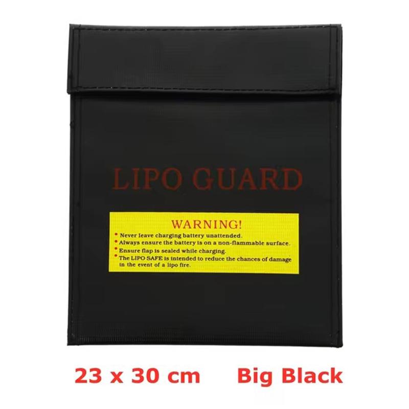 High Quality Fireproof Waterproof Rc Lipo Battery Safety Storage Bag Charge Sack Silver Red Black Car Household Package