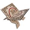 Detachable Quran Scripture Stand Holders Book Rack Home Decoration (Red Rhinestones)