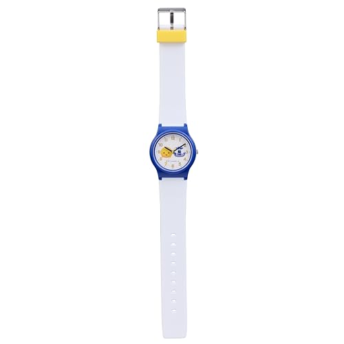 Citizen שעון אנלוגי Q&Q דיסני TSUMTSUM, עמיד במים 10 אטמוספרות, רצועת פוליאוריתן, V06A-507VK, לבן, לילדות