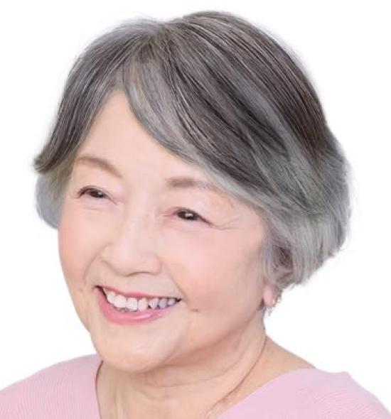 

Fluffy Gray Ciel Partial with Scalp White Hairpiece, Miku, Wig, Heat-Resistant, Short, (50% Hair)