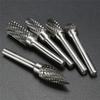 5pcs Double  Rotary File 0.2 X 0.4" Grinding Head Tungsten Carbide Burr Milling Cutter Drill Bit Set For Welding Tool Sets