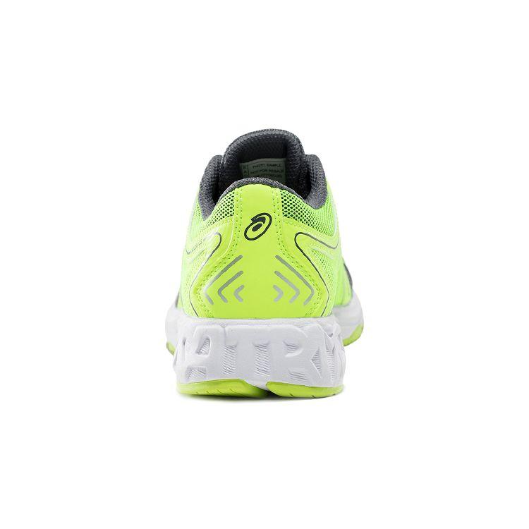 ASICS Fashionable Comfortable Durable Low-Top Kids Running Shoes Kids sneaker Fluorescent-Yellow Black C711N-9707