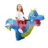 Patrick Star Clown Riding Dinosaur Inflatable Costume - Halloween Edition
