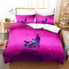 AK47 Knight Academia Anime Duvet Cover Set with Pillow Covers Polyester Teens Kids Bedding Set Full Queen King Size Bed Linen