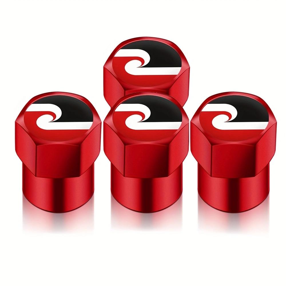 

Для Новой Зеландии Маори Форма Флага Колпачки Штока Воздушного Клапана Шины Колеса Автомобиля Автонаклейки Для Автомобилей Мото Авто Универсальные Аксессуары Подарок для Мужчины Женщины красный