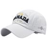 Baseball CZA427 [White Fang] Hat, Cap, Cap, Cotton, Embroidered, Casual, Logo, Stylish, Sports, Men's, Women's, (White)