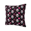 Custom Gothic Skeleton Death Skull Throw Pillow Case Decoracion 3D Printing Sofa Cushion Cover Polyester Soft Pillowslip