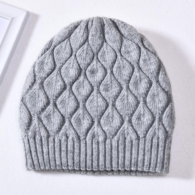 Jxwatcher Women Winter Hat Real Fur Pompom Angora Knitted Wool Beanie Fashion Casual Outdoor Thick Ladies Warm Fur Ball Hats New