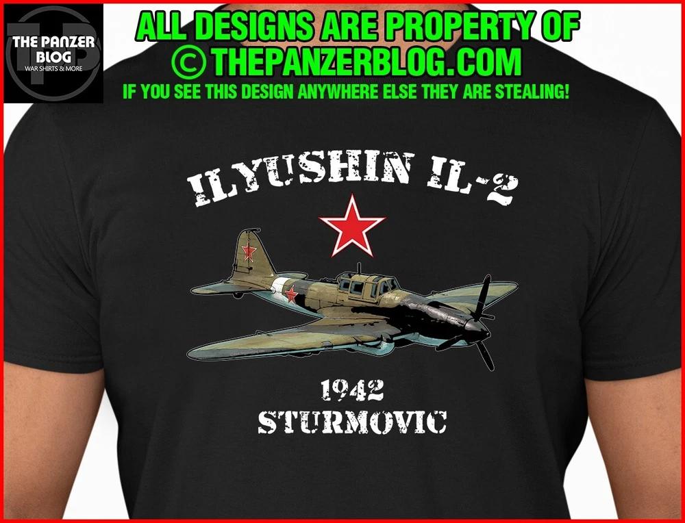 

Ilyushin Il-2 Sturmovic T-Shirt WWII Soviet Aircraft XL