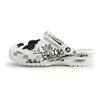 Crocs Zoccolo Classico Occhi Grandi Carino Divertente Graffiti Cool Versatile Scarpe con Foro Unisex Bianco