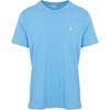 Polo Einfarbig Rundhals Muster Bedruckt Bestickt Slim Fit Kurzarm T-Shirt Herren Tops Blau 710671438-344