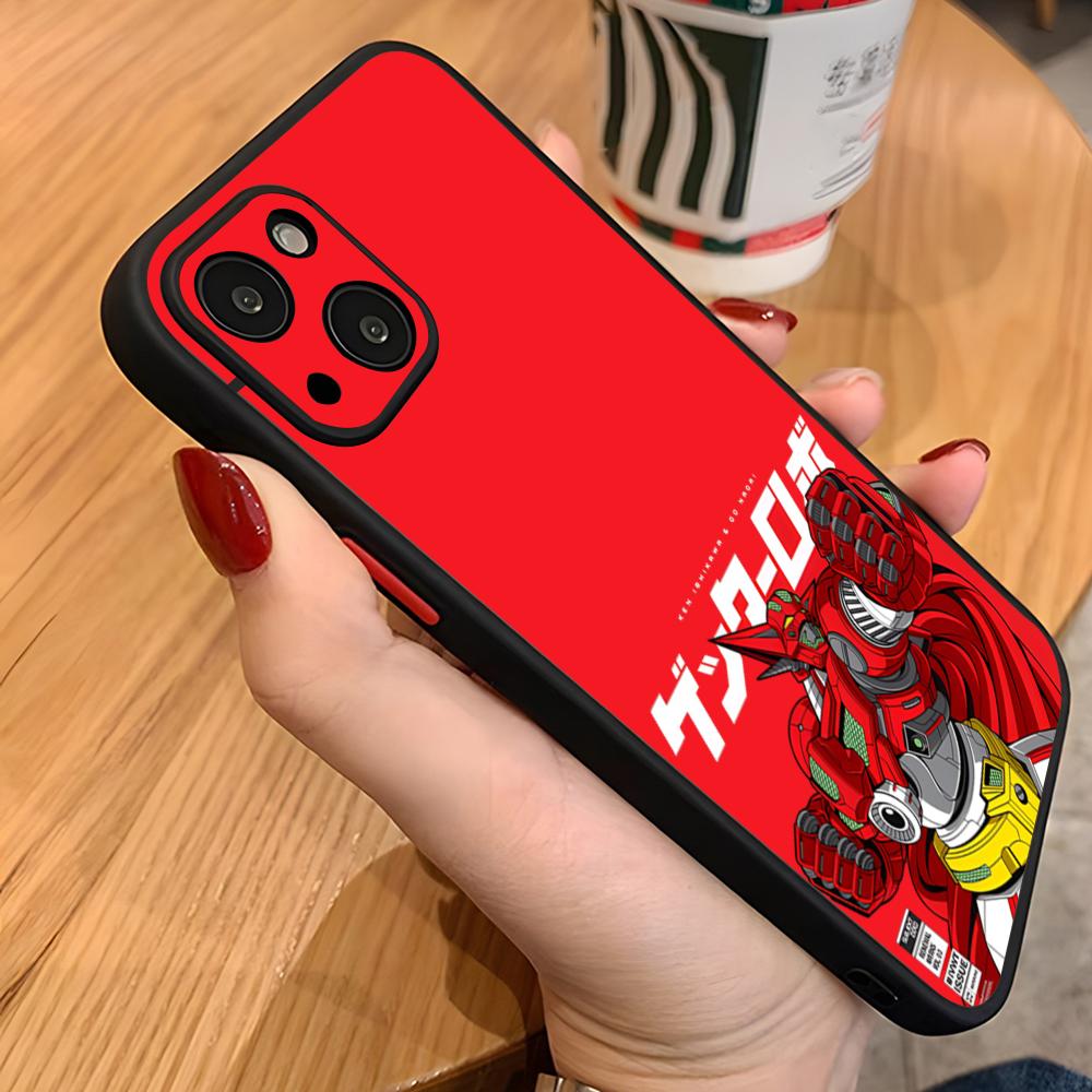 Getter Robo Phone Case For IPhone 17 16 15 Pro Max 14 Pro 1613 11 12 Mini Xs Xr Plus Se Matte Back Cover
