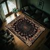 Tappeto da Area Ragnatela Gotica Tappeto Gotico Nero per Arredamento Dark Academia Tappeti da Area Goth Tappeto per Soggiorno Tappeto Lavabile per Soggiorno