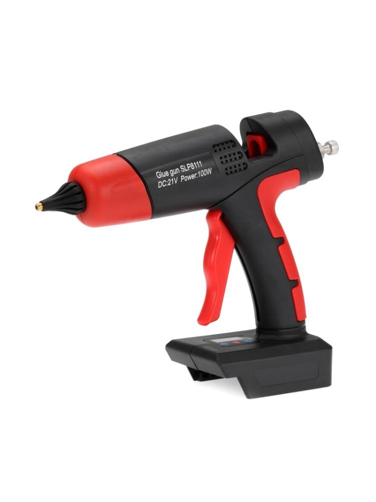 

21В Пистолет для горячего клея Беспроводной Аккумуляторный Электроинструмент Медное Сопло Бытовой Пистолет Горячего Воздуха Инструмент для Ремонта Сделай Сам Для Аккумулятора Makita 18В