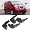 4Pcs Car Accessories Car Mud Flaps Mudguards Replacement Fit for Nissan NV200 2010 2017