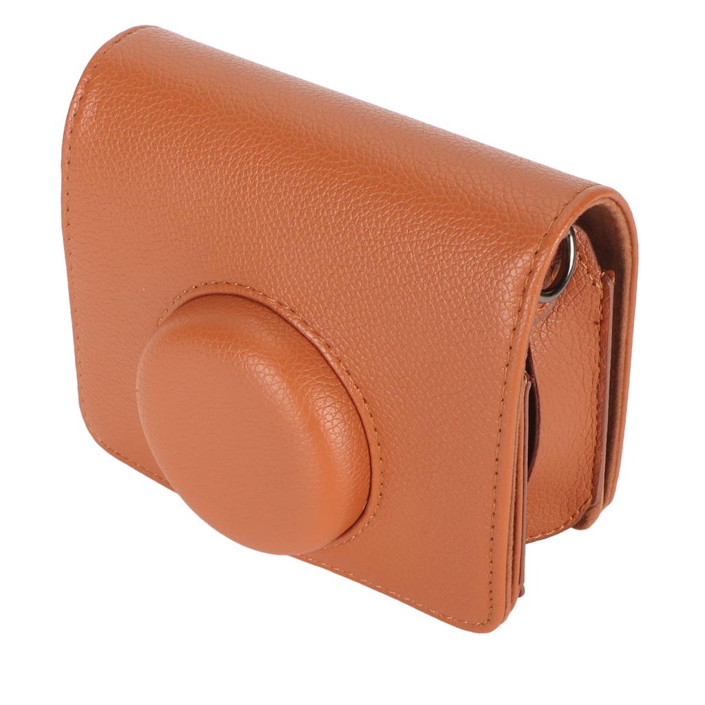 Für     Kameratasche Retro PU-Leder Schutzhülle für     für       Kamera mit abnehmbarem Schultergurt