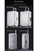 Extra Large Aluminum Frame Trolley Case with Combination Lock - Sport Style Carry-On Luggage for Men and Women