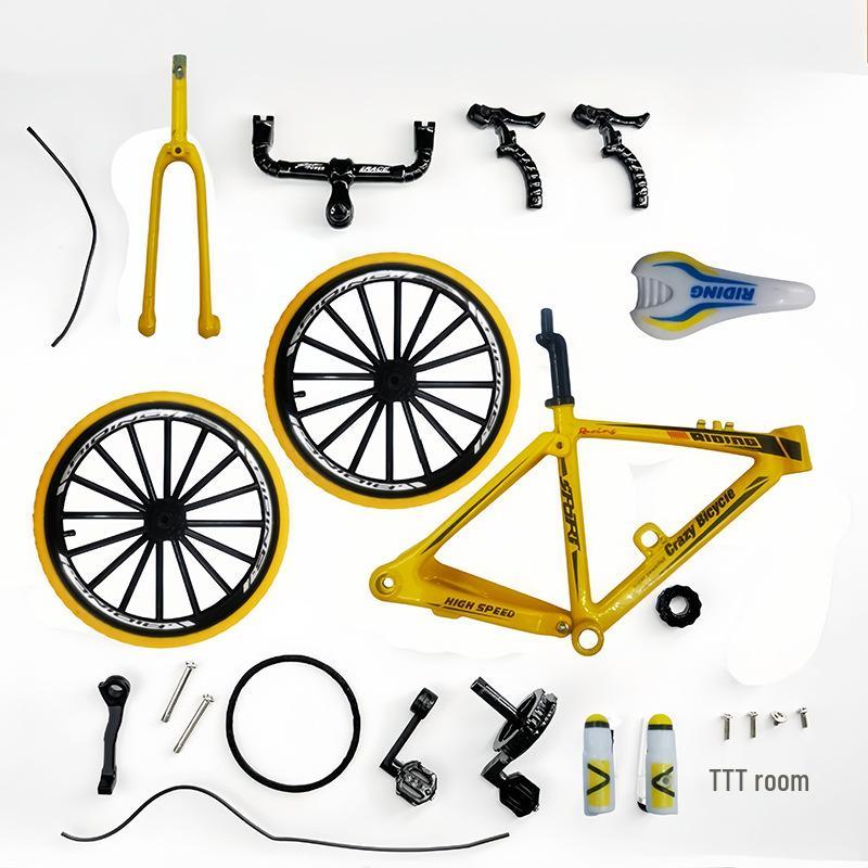 Alloy Off-Road Downhill Bicycle Toy Model – Mountain Bike Ornament & Creative Gift.