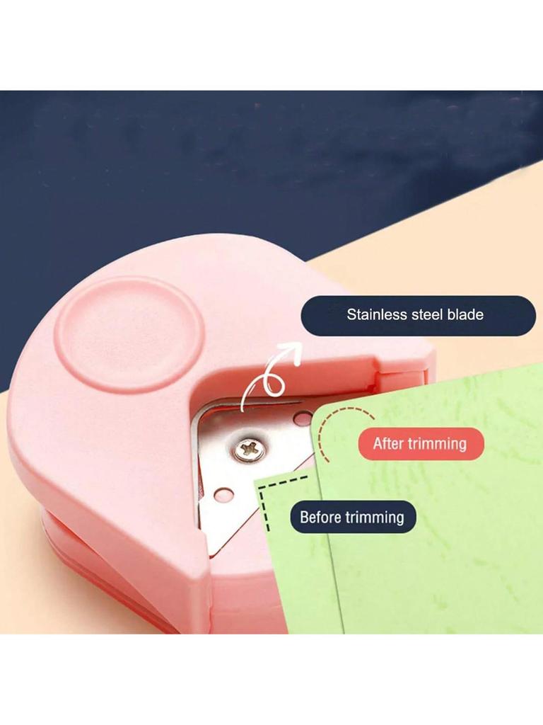 Mini Corner Rounder Paper Punch R4 Fillet,DIY Craft Machine Paper Trimmer Card Corner Cutter,Office School Photo Studio Supplies