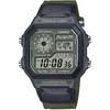 Casio Collection Uhr AE-1200WHUB-3AJF Herren Schwarz/Grün [Offizielles Japanisches Produkt]