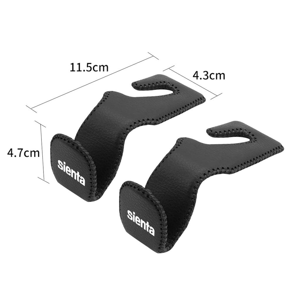 2 Car Seat Car Storage Hooks for Sienta 10 Custom Interior Parts with Sienta Headrest Luggage Umbrella Car Convenient Item [Sienta Exclusive] Hooks,