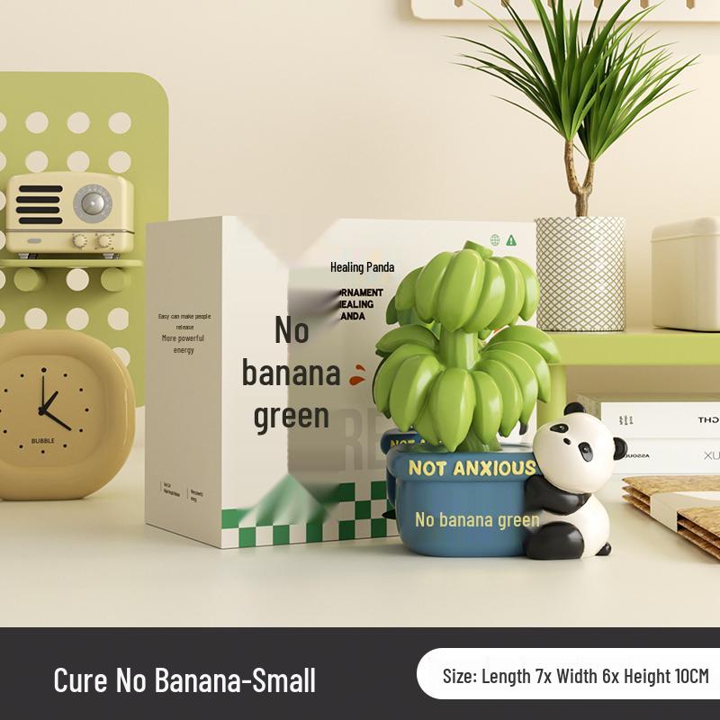 Forbidden Bananas Relaxation Workstation: Emotional Stability, Mini Ornament, Ideal Gift for Birthdays & Teacher s Day, Office Desk Décor.