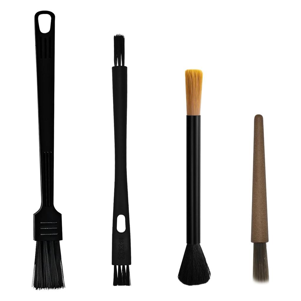 4Pieces Multifunctional Coffee Maker Cleaning Set with Soft Bristles Daily Necessities Perfect for Espresso Machines