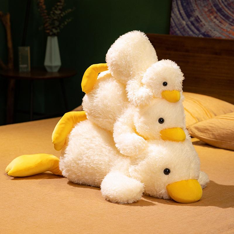 Little duck plush toy cute duck doll throw pillow simulation plush big yellow duck doll
