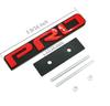 LJTsheng TRD PRO Front Grille Insert Emblem Badge 5 9/16" 3D Grille Decoration Nameplate