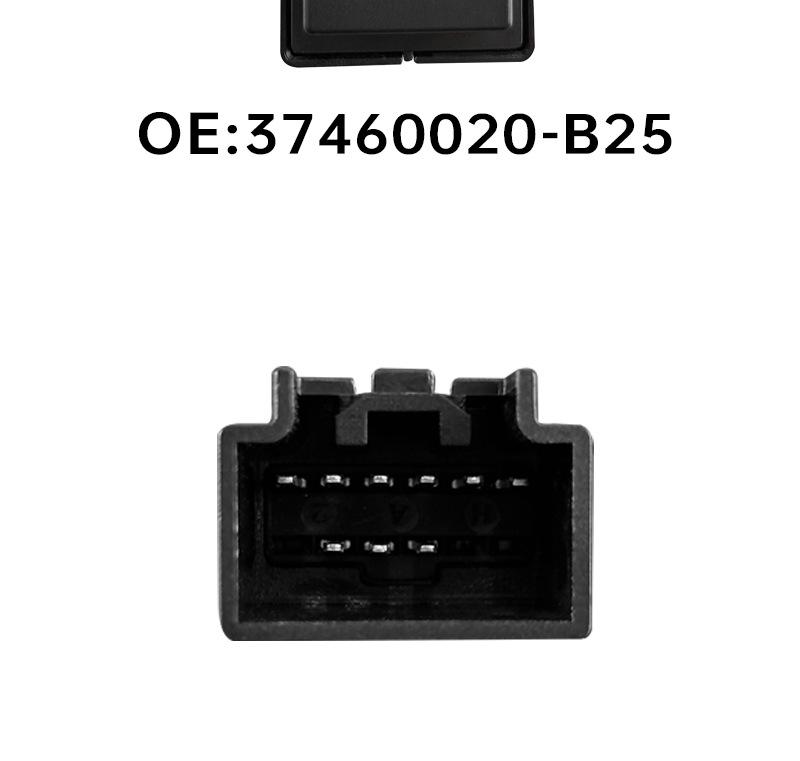 37460020-B25: Front Right Automatic Window Switch Button for BAIC Huansu H3/H3F