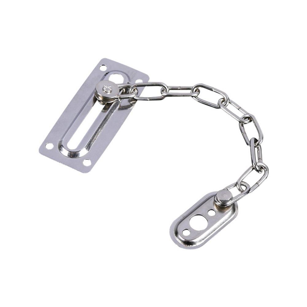 Stainless Stee Security Door Chain Home Sliding Fastener Anti Theft Lock Guard Latch