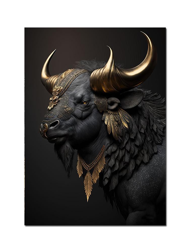 Schwarz und Gold König Tiere Affe Biene Schlange Skorpion Löwe Leinwand Malerei Krone Poster Druck für Wohnzimmer Dekoration