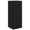 Wall Mounted Cabinet Black Oak Effect 34.5 X 34 X 90 Cm
