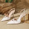 Women's Summer 2025 French-Style Stiletto Heel Sandals