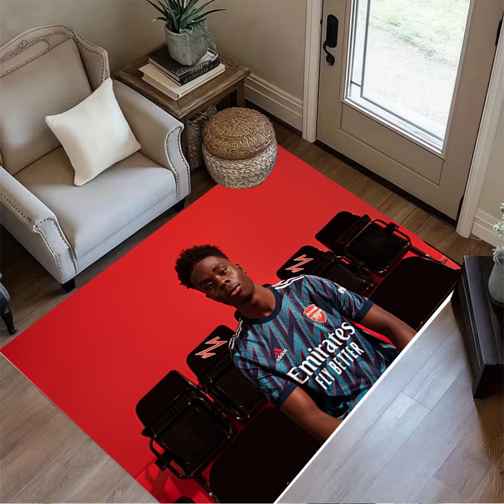 Arsenal Player Portrait Floor Mat Perfect for Balcony Decorate room Dining Room Outdoor Anti-slip Rug Office home decor Gift for Festivals