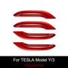 Anti Freezing 4PCS Door Handle for Tesla Model 3 Model Y Antifreeze Door Handle Sticker Refit Car Accessories Trim Decoration