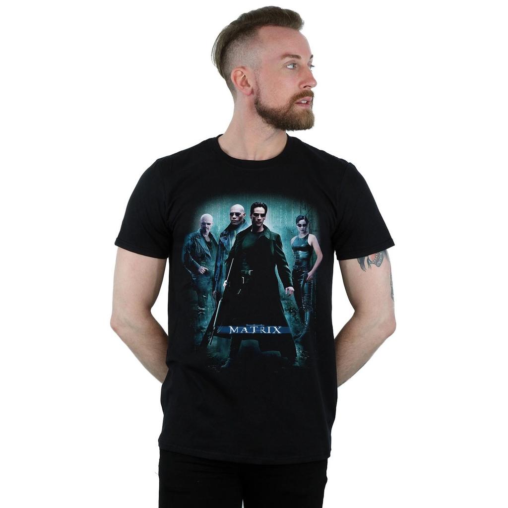 The Matrix Mens Group Poster T-Shirt