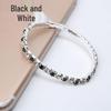 Trendy Multi-Color Diamond Single Row Elastic Bracelet for Women