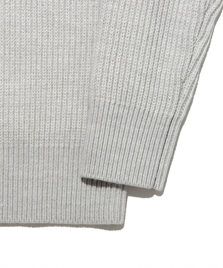LEE Women'S Round Neck Hazzi Half-Zip Knit Light Gray