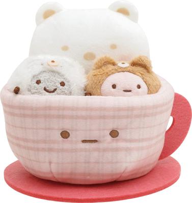 MF87801 Sumikkogurashi Collection Bear Cafe Scene Plush Toy At-Home