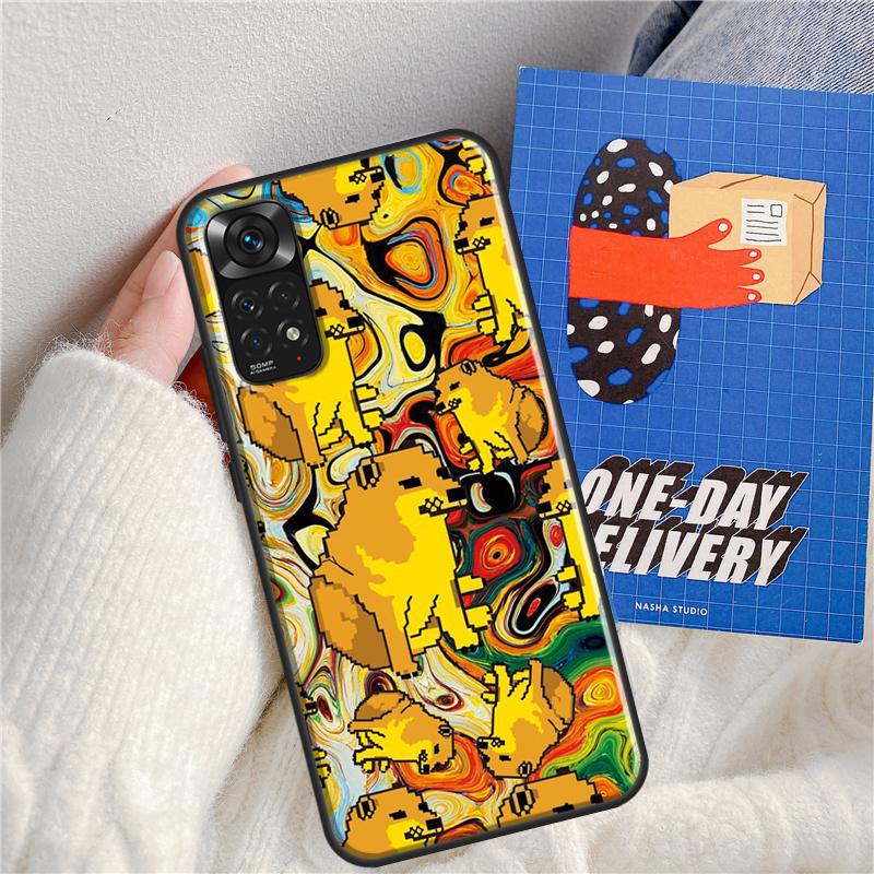 

Doge Meme Cheems Case For Xiaomi Redmi Note 12 11 9 8 10 Pro Note 12S 11S 9S 10S Cover For Redmi 12C 9C 10C Redmi Note 11 Pro
