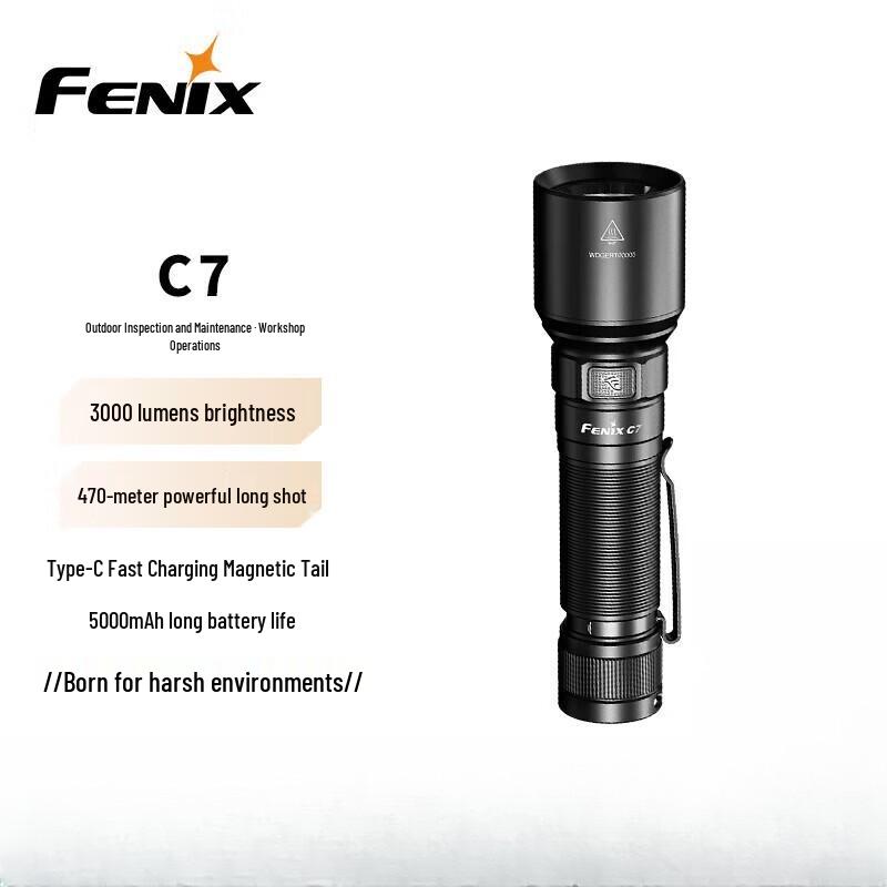 Fenix C7 Rechargeable Waterproof LED Flashlight
