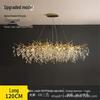 Elegant French Crystal Chandelier: K9 Aluminum Art Lamp for Living, Dining, and Bedroom