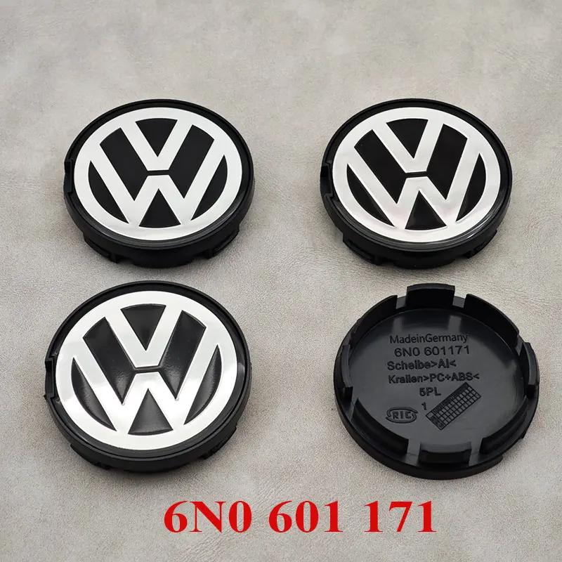 EPYFH1 For VW Volkswagen Jetta MK5 Golf 4pcs 55mm 56mm VW Logo Car Wheel Center Caps For Volkswagen VW Santana Bora Jetta Rims Hub Cove